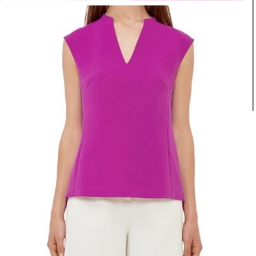 Ted Baker NWOT Paysy High Neck Long Back Panel Top Ted 0 US 2 Workwear Office